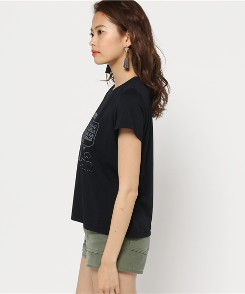 SLY（スライ）の「VINTAGE PEANUTS T/SH&TOTE SET（Tシャツ/カットソー・レディース・ライトブルー/ブラック/オフホワイト/イエロー・2/1）」の6枚目の写真