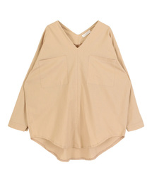 titivate | Vﾈｯｸﾀﾞﾌﾞﾙﾎﾟｹｯﾄﾌﾞﾗｳｽ(シャツ/ブラウス)