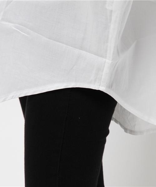 titivate（ティティベイト）の「Vﾈｯｸﾀﾞﾌﾞﾙﾎﾟｹｯﾄﾌﾞﾗｳｽ（シャツ/ブラウス・レディース・ベージュ/ホワイト/ブラック・M）」の12枚目の写真