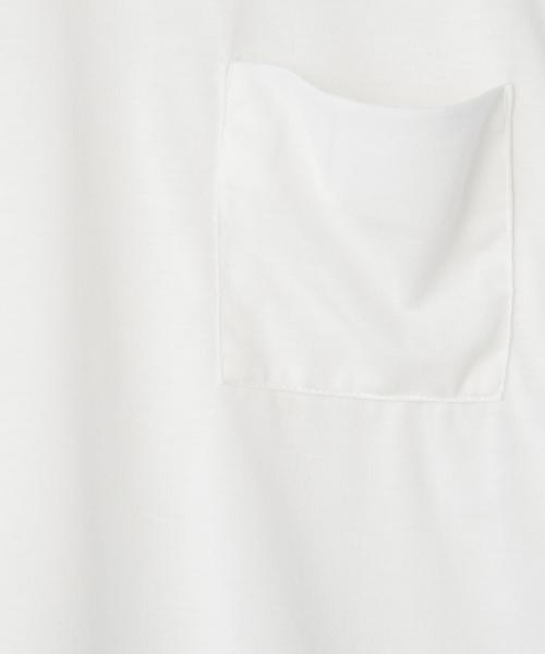 green label relaxing（グリーンレーベルリラクシング）の「ビッグポケット Tシャツ◆（Tシャツ/カットソー・キッズ・ホワイト/グレー・135/105/125/115）」の7枚目の写真