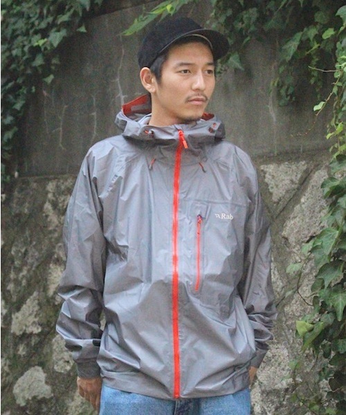 Rab（ラブ）の「【Rab】ラブ FLAXH POINT JACKET（ナイロンジャケット・メンズ・オレンジ/グレー・SMALL/LARGE/MEDIUM）」の2枚目の写真