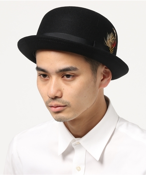New York Hat ニューヨークハット の New York Hat Laurel Derby Black ハット Wear
