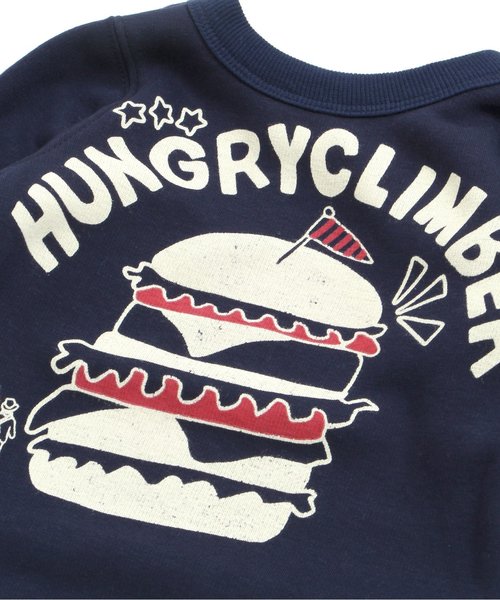 BREEZE（ブリーズ）の「ネット限定 あったか裏シャギーアメリカン2柄トレーナー（スウェット・キッズ・ライム/キナリ/ネイビー/オレンジ・100/120/110/130/95/140/90/80）」の17枚目の写真