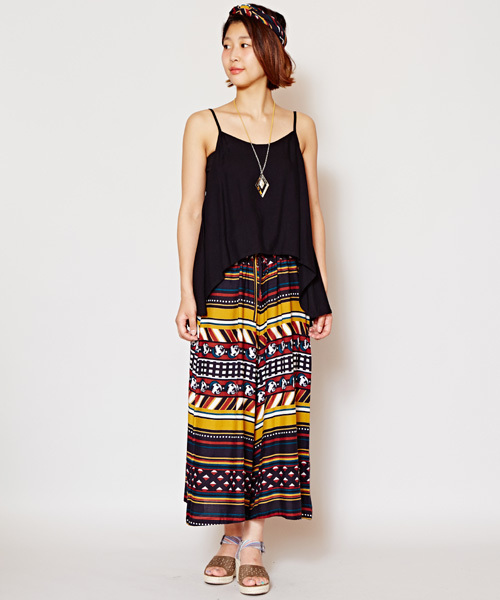 チャイハネ（チャイハネ）の「【チャイハネ】ボヤージュサロペット（サロペット/オーバーオール・レディース・ホワイト/ブラック/ネイビー・FREE）」の18枚目の写真