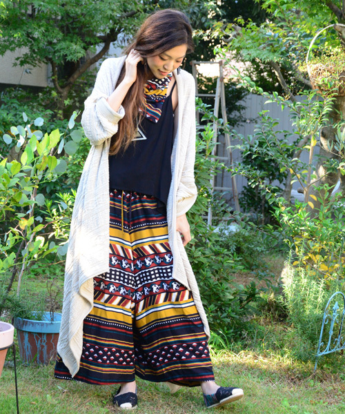 チャイハネ（チャイハネ）の「【チャイハネ】ボヤージュサロペット（サロペット/オーバーオール・レディース・ホワイト/ブラック/ネイビー・FREE）」の19枚目の写真