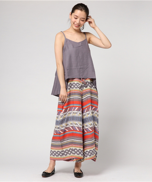 チャイハネ（チャイハネ）の「【チャイハネ】ボヤージュサロペット（サロペット/オーバーオール・レディース・ホワイト/ブラック/ネイビー・FREE）」の8枚目の写真