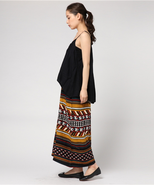 チャイハネ（チャイハネ）の「【チャイハネ】ボヤージュサロペット（サロペット/オーバーオール・レディース・ホワイト/ブラック/ネイビー・FREE）」の12枚目の写真