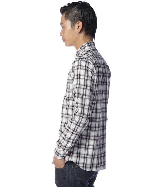 603（ロクマルサン）の「603 ボタンダウンチェックシャツ（シャツ/ブラウス・メンズ・ブルー/ピンク・40/42）」の6枚目の写真