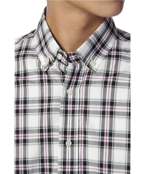 603（ロクマルサン）の「603 ボタンダウンチェックシャツ（シャツ/ブラウス・メンズ・ブルー/ピンク・40/42）」の5枚目の写真