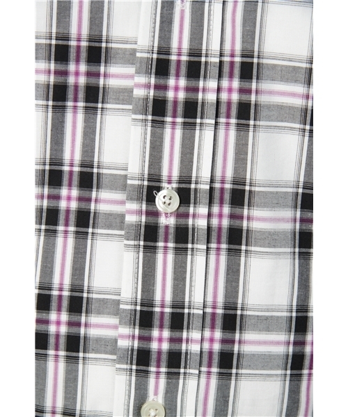 603（ロクマルサン）の「603 ボタンダウンチェックシャツ（シャツ/ブラウス・メンズ・ブルー/ピンク・40/42）」の4枚目の写真