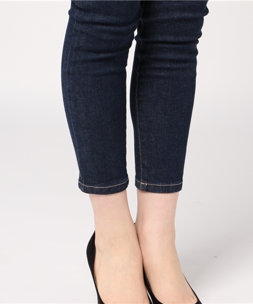 Honeys（ハニーズ）の「デニムスキニーパンツ６４丈（デニムパンツ・レディース・ワンウォッシュ/ライトブルー・M/S/L/SS/LL）」の9枚目の写真