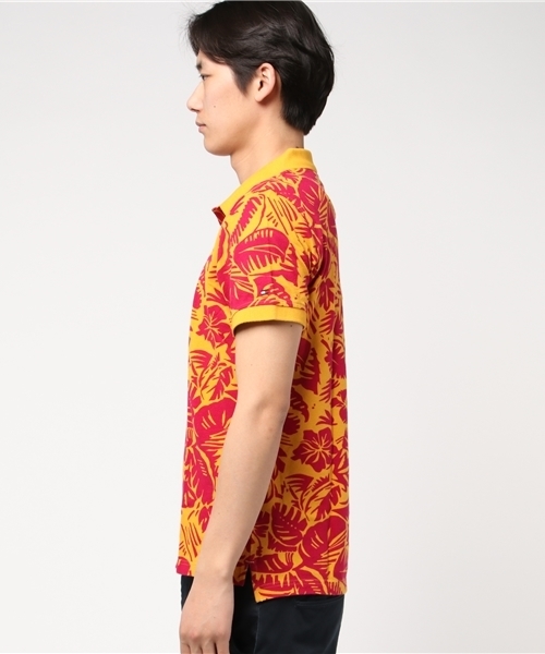 TOMMY HILFIGER（トミーヒルフィガー）の「コットンピケスリムフィットポロ（ポロシャツ・メンズ・オレンジ・SMALL/LARGE/X-LARGE/MEDIUM）」の2枚目の写真