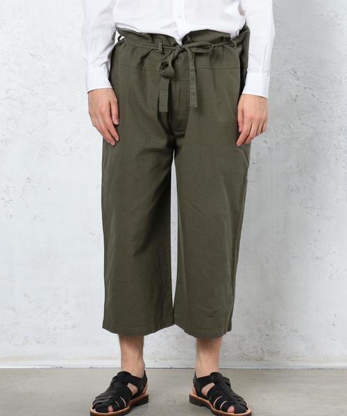 green label relaxing（グリーンレーベルリラクシング）の「SC LI/CO SABAI サバイ パンツ（その他パンツ・メンズ・オリーブ/ネイビー・MEDIUM）」の14枚目の写真