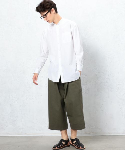 green label relaxing（グリーンレーベルリラクシング）の「SC LI/CO SABAI サバイ パンツ（その他パンツ・メンズ・オリーブ/ネイビー・MEDIUM）」の8枚目の写真