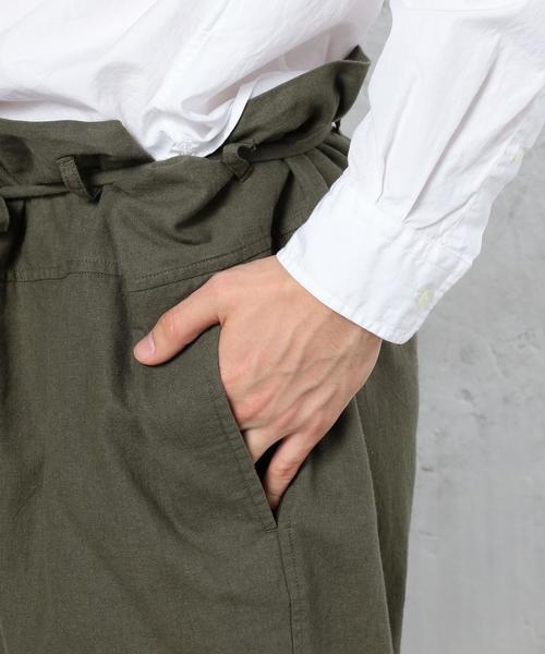 green label relaxing（グリーンレーベルリラクシング）の「SC LI/CO SABAI サバイ パンツ（その他パンツ・メンズ・オリーブ/ネイビー・MEDIUM）」の10枚目の写真
