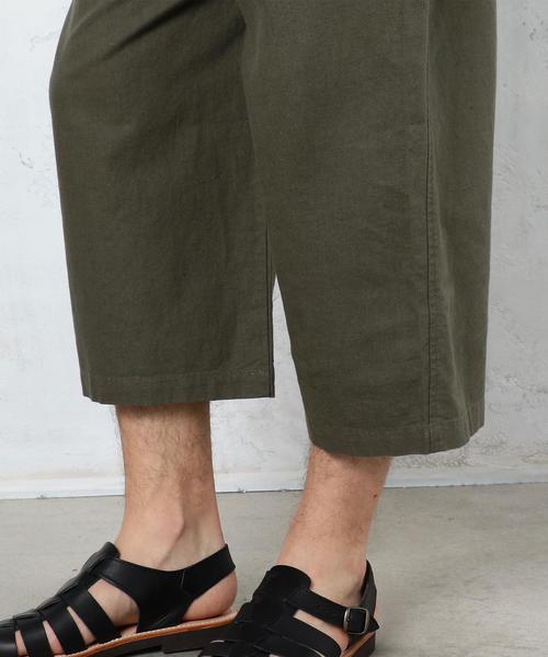 green label relaxing（グリーンレーベルリラクシング）の「SC LI/CO SABAI サバイ パンツ（その他パンツ・メンズ・オリーブ/ネイビー・MEDIUM）」の11枚目の写真