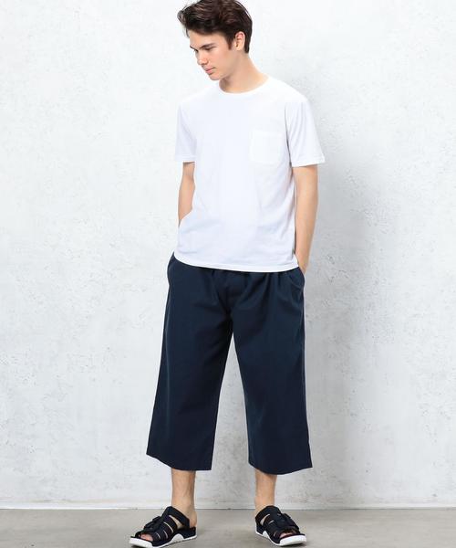 green label relaxing（グリーンレーベルリラクシング）の「SC LI/CO SABAI サバイ パンツ（その他パンツ・メンズ・オリーブ/ネイビー・MEDIUM）」の6枚目の写真