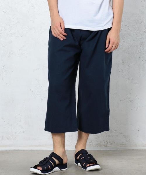 green label relaxing（グリーンレーベルリラクシング）の「SC LI/CO SABAI サバイ パンツ（その他パンツ・メンズ・オリーブ/ネイビー・MEDIUM）」の16枚目の写真