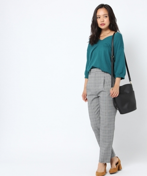 laboratory work（ラボラトリーワーク）の「テーパードタックパンツ（その他パンツ・レディース・ブラック/グレー/グレー系その他・SMALL/MEDIUM）」の13枚目の写真