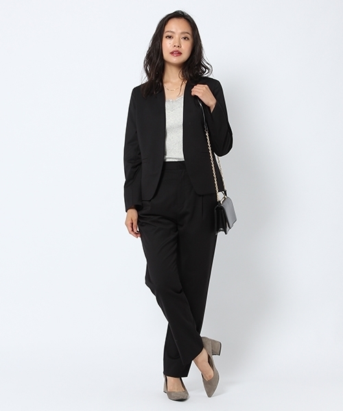 laboratory work（ラボラトリーワーク）の「テーパードタックパンツ（その他パンツ・レディース・ブラック/グレー/グレー系その他・SMALL/MEDIUM）」の15枚目の写真