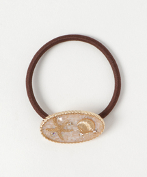 【Kahiko】オーバルアクアリウムヘアゴム