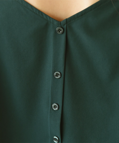 Luz Llena（ラズレナ）の「ゴムギャザースリーブブラウス（シャツ/ブラウス・レディース・ブラウン/グリーン/ブラック・MEDIUM）」の11枚目の写真