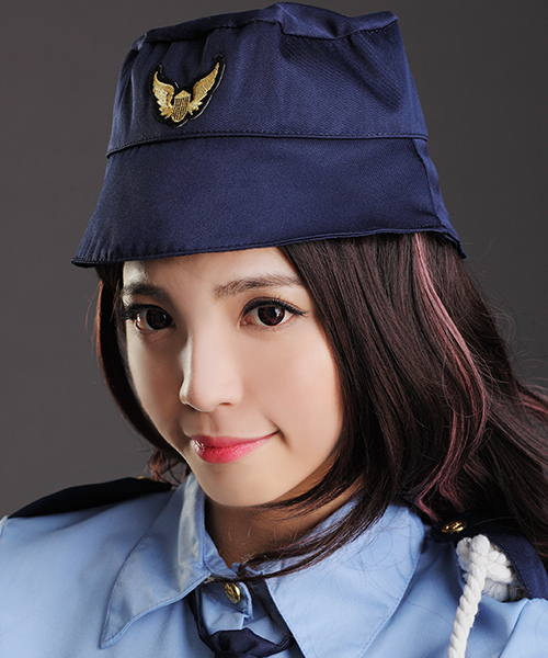 OSYAREVO（オシャレボ）の「コスプレ 婦人警官 ポリス レディース ホワイトデー 記念日（コスチューム/パーティーグッズ・レディース・ホワイト/ブルー・LARGE/MEDIUM/X-LARGE）」の9枚目の写真