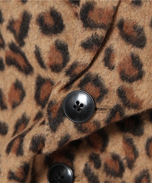 WEGO（ウィゴー）の「レオパードメルトンテーラードジャケット（テーラードジャケット・メンズ・ブラウン・MEDIUM/LARGE）」の8枚目の写真