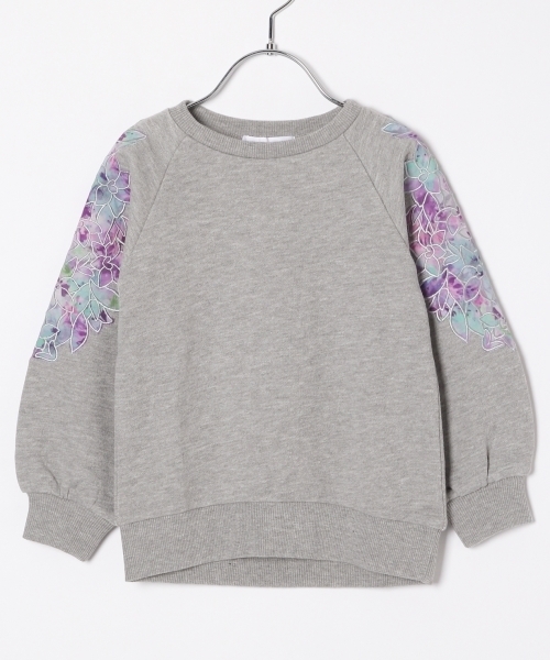 GLOBAL WORK(グローバルワーク)の「【キッズ】カットワークウラケプルオーバー長袖/775912(Tシャツ/カットソー・キッズ・ブラック/グレー・LARGE/XX-LARGE/SMALL/X-LARGE/MEDIUM)」の1枚目の写真