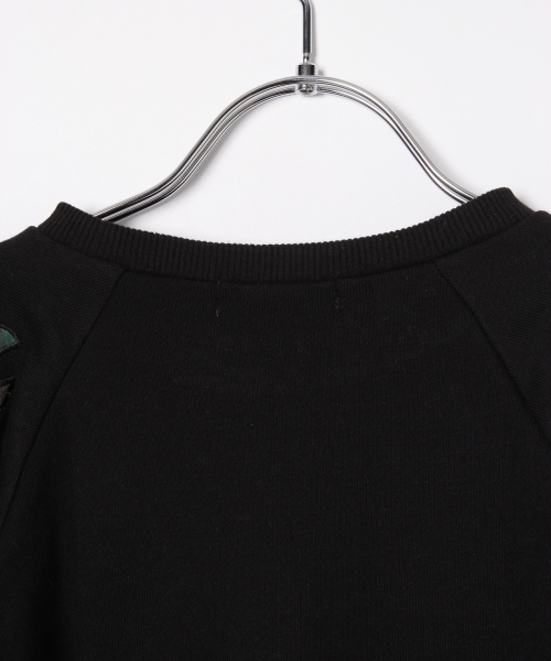 GLOBAL WORK(グローバルワーク)の「【キッズ】カットワークウラケプルオーバー長袖/775912(Tシャツ/カットソー・キッズ・ブラック/グレー・LARGE/XX-LARGE/SMALL/X-LARGE/MEDIUM)」の3枚目の写真