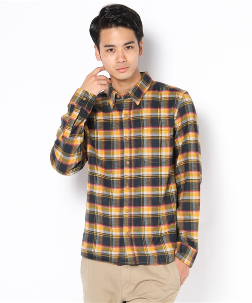 CIAOPANIC(チャオパニック)の「ビエラチェックシャツL/S(シャツ/ブラウス・メンズ・グリーン/ネイビー/ブルー/パープル/グレー/ホワイト/その他/レッド/ベージュ/オレンジ/イエロー・X-LARGE/LARGE/MEDIUM)」の8枚目の写真