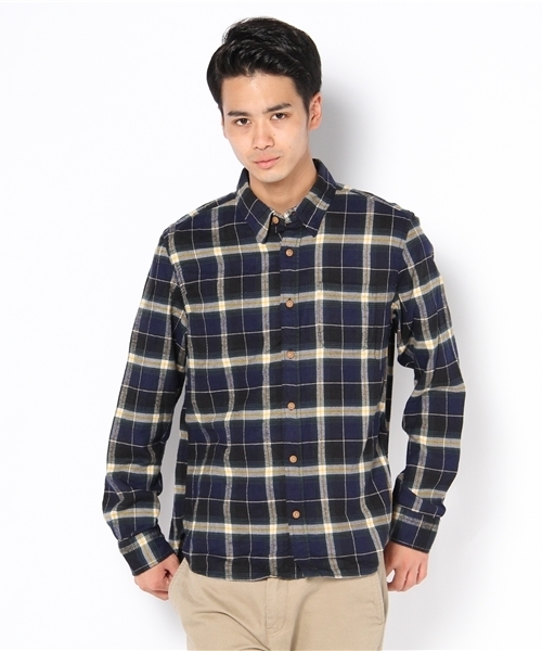 CIAOPANIC(チャオパニック)の「ビエラチェックシャツL/S(シャツ/ブラウス・メンズ・グリーン/ネイビー/ブルー/パープル/グレー/ホワイト/その他/レッド/ベージュ/オレンジ/イエロー・X-LARGE/LARGE/MEDIUM)」の1枚目の写真