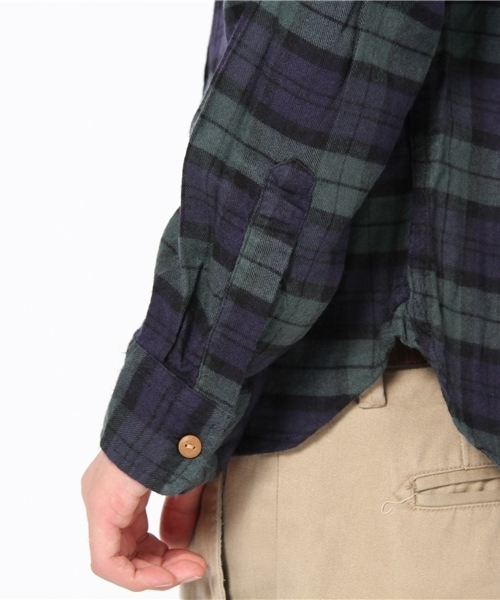 CIAOPANIC(チャオパニック)の「ビエラチェックシャツL/S(シャツ/ブラウス・メンズ・グリーン/ネイビー/ブルー/パープル/グレー/ホワイト/その他/レッド/ベージュ/オレンジ/イエロー・X-LARGE/LARGE/MEDIUM)」の13枚目の写真