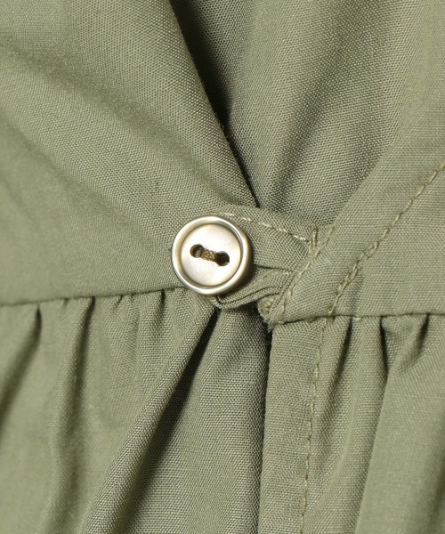 LBC(エルビーシー)の「カシュクールシャーリング刺繍ワンピース(ワンピース・レディース・オリーブ/ブルー・MEDIUM/LARGE)」の6枚目の写真