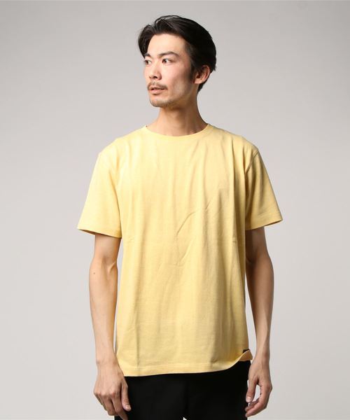 go slow caravan（ゴースローキャラバン）の「A HOPE HEMP/アホープヘンプ　REGULAR SS TEE（Tシャツ/カットソー・メンズ・ライトイエロー/インディゴブルー/ブルー/セージグリーン/ナチュラル/ブラウン/ブラック/レッド・MEDIUM/X-LARGE/SMALL/LARGE）」の7枚目の写真