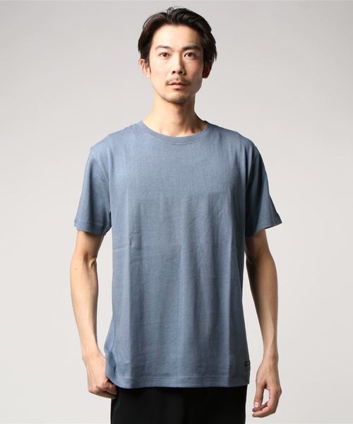go slow caravan（ゴースローキャラバン）の「A HOPE HEMP/アホープヘンプ　REGULAR SS TEE（Tシャツ/カットソー・メンズ・ライトイエロー/インディゴブルー/ブルー/セージグリーン/ナチュラル/ブラウン/ブラック/レッド・MEDIUM/X-LARGE/SMALL/LARGE）」の2枚目の写真