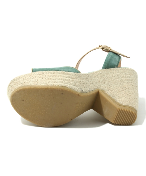 Soareak(ソアリーク)の「【KANNA】 パイピングベルトウェッジ(サンダル・レディース・ライトグリーン/ライトピンク・36/38/37)」の4枚目の写真