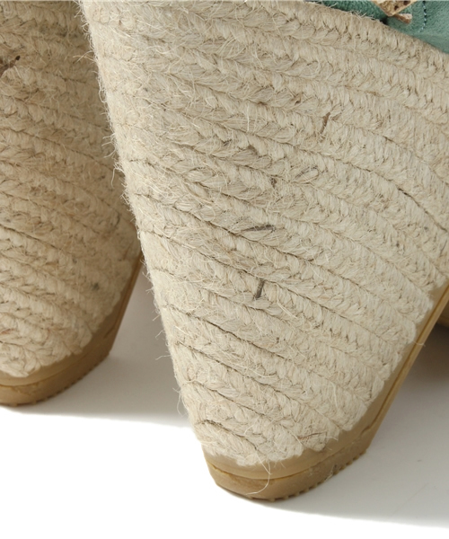 Soareak(ソアリーク)の「【KANNA】 パイピングベルトウェッジ(サンダル・レディース・ライトグリーン/ライトピンク・36/38/37)」の8枚目の写真