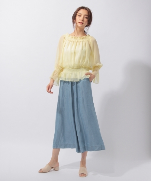 laboratory work(ラボラトリーワーク)の「テンセルデニムパンツ(デニムパンツ・レディース・インディゴブルー/ブルー・MEDIUM)」の3枚目の写真