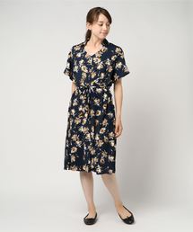 VENCEEXCHANGE | 花柄シャツワンピース(ワンピース)
