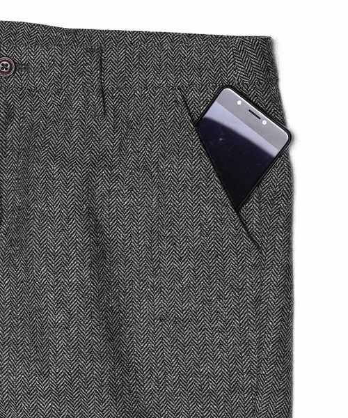 おしゃれスタ（オシャレスタ）の「ツイードロングパンツ(IR) レディース メンズ（その他パンツ・メンズ・A/B/C/D・M/L/XL）」の9枚目の写真