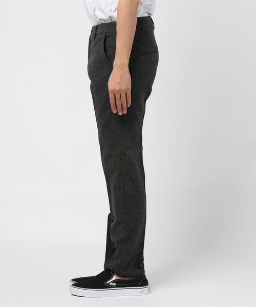 おしゃれスタ（オシャレスタ）の「ツイードロングパンツ(IR) レディース メンズ（その他パンツ・メンズ・A/B/C/D・M/L/XL）」の5枚目の写真