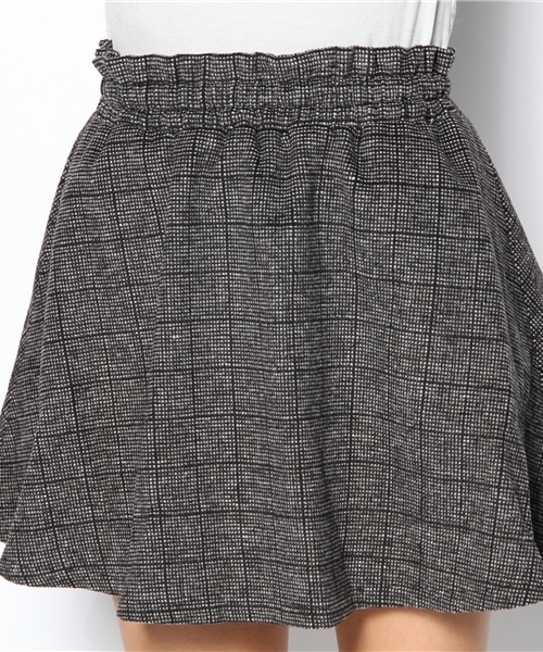 one after another NICE CLAUP（ワンアフターアナザーナイスクラップ）の「【ナイスクラップ】チェックカットサス付スカート（スカート・レディース・グリーン/ブルー/ブラック・FREE）」の10枚目の写真