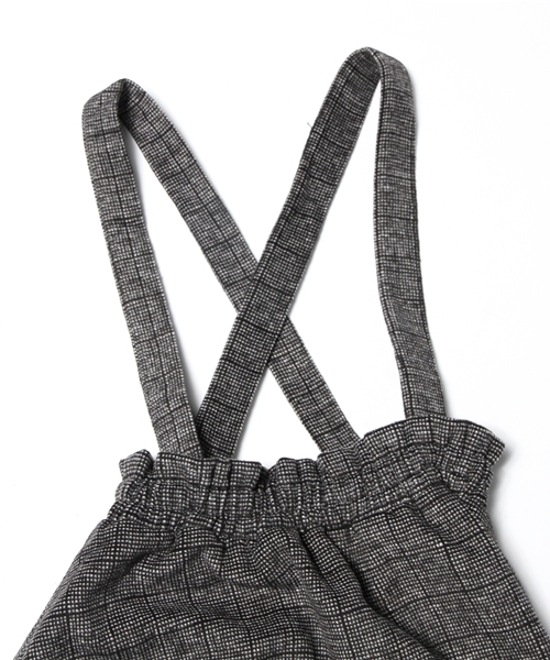 one after another NICE CLAUP（ワンアフターアナザーナイスクラップ）の「【ナイスクラップ】チェックカットサス付スカート（スカート・レディース・グリーン/ブルー/ブラック・FREE）」の11枚目の写真