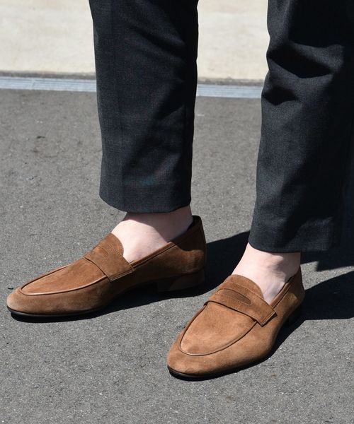 SHIPS（シップス）の「SD: イタリア スエード コインローファー