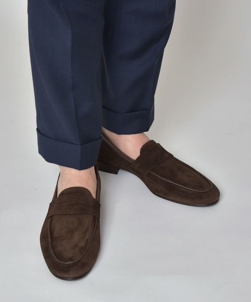 SHIPS（シップス）の「SD: イタリア スエード コインローファー