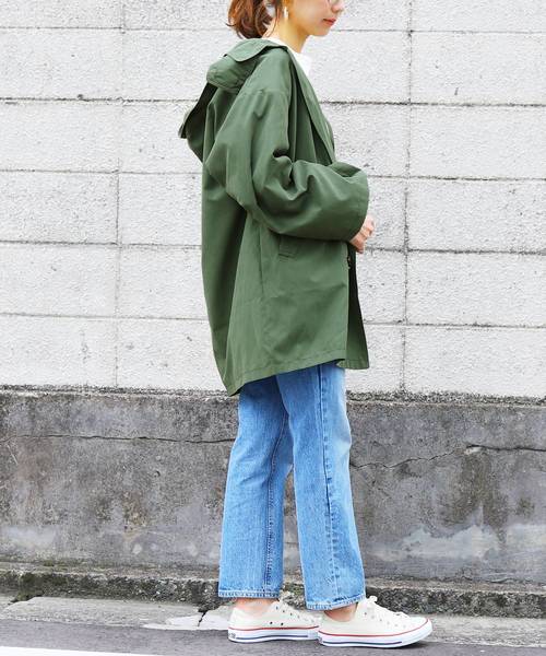 reca（レカ）の「【ZOZOTOWN限定】フード取り外しOK! ショート丈トレンチコート 2019S/S（トレンチコート・レディース・ベージュ/カーキ/ブルー系その他・M/L）」の22枚目の写真