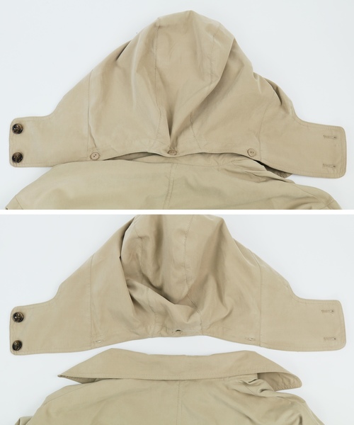 reca（レカ）の「【ZOZOTOWN限定】フード取り外しOK! ショート丈トレンチコート 2019S/S（トレンチコート・レディース・ベージュ/カーキ/ブルー系その他・M/L）」の18枚目の写真