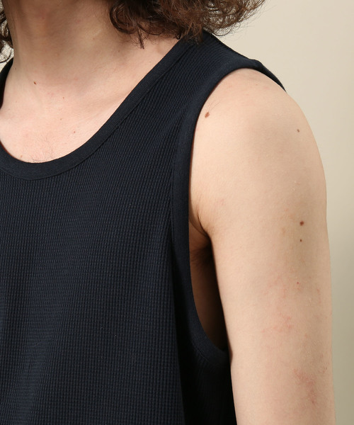 JUNRED（ジュンレッド）の「【吸水速乾】サーマルタンク（タンクトップ・メンズ・ホワイト/ブラック/グレー・S/M/L）」の10枚目の写真