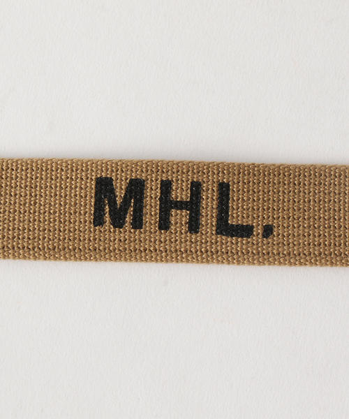 MHL.(エムエイチエル)の「<MHL.> MLTR BELT/ベルト(ベルト・メンズ・オリーブ/ブラック・FREE)」の5枚目の写真
